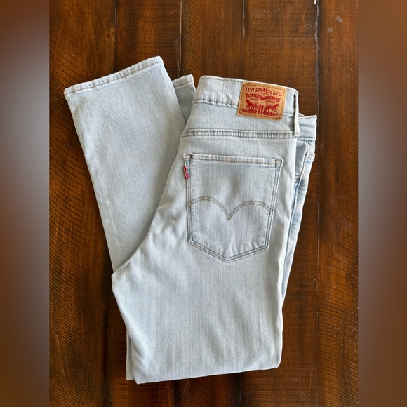 Levi’s Light Blue Jeans - 724 High Rise Straight Crop Size 29 - Picture 8 of 12